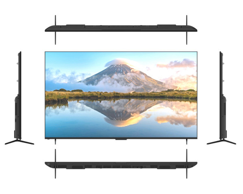 Υπερδυναμικό πάχος 85 ιντσών Smart TV Quad-Core A55 1.8GHz CPU Φιλοξενία τηλεόραση χωρίς πλαίσιο
