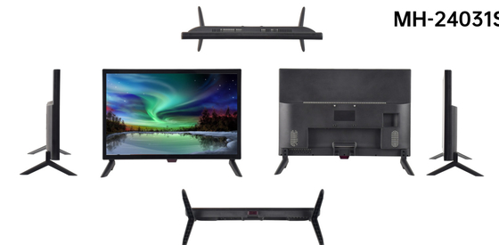 24 ιντσών έξυπνη μικρού μεγέθους LCD τηλεόραση Android Webos Google με πολλαπλά μέσα