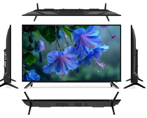 WebOS 40 ιντσών 2k τηλεόραση θερμαινόμενο γυαλί μεταλλικό στερέωμα με σχεδιασμό χωρίς πλαίσιο