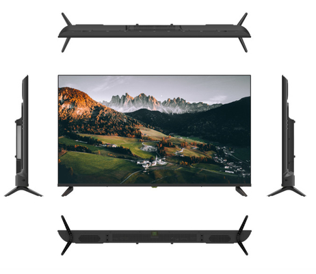 Android 55 ιντσών QLED TV 4K τηλεχειριστήριο προσαρμοσμένο με σχεδιασμό χωρίς πλαίσιο