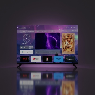 Έξυπνη τηλεόραση LED Android TV Platform με ψηφιακό πρότυπο DVB-T2 και προηγμένη τεχνολογία